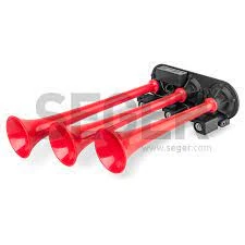 Unıversal Korna Havalı Uc Borulu 8 Ses Kombınasyonlu 12v Mehter Plastık Borulu - Seger 86em12.000.03k