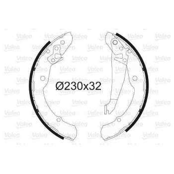 ARKA FREN BALATASI PABUC OCTAVIA ALL 96> CADDY 1,4 1,6 1,7SDI 1,9D 1,9SDI - VALEO 562641