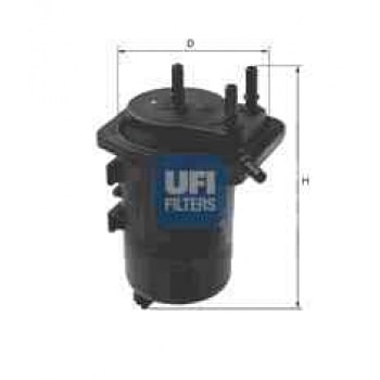 YAKIT FILTRESI RENAULT CLIO II 01>06 SYMBOL 01>09 NISSAN NOTE 06> MICRA III 03>10  1.5 dCI K9K - UFI 24.013.00