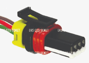 SOKET>HYUNDAİ FAR MOTOR SOKETİ 3 LÜ - EKS-3C071