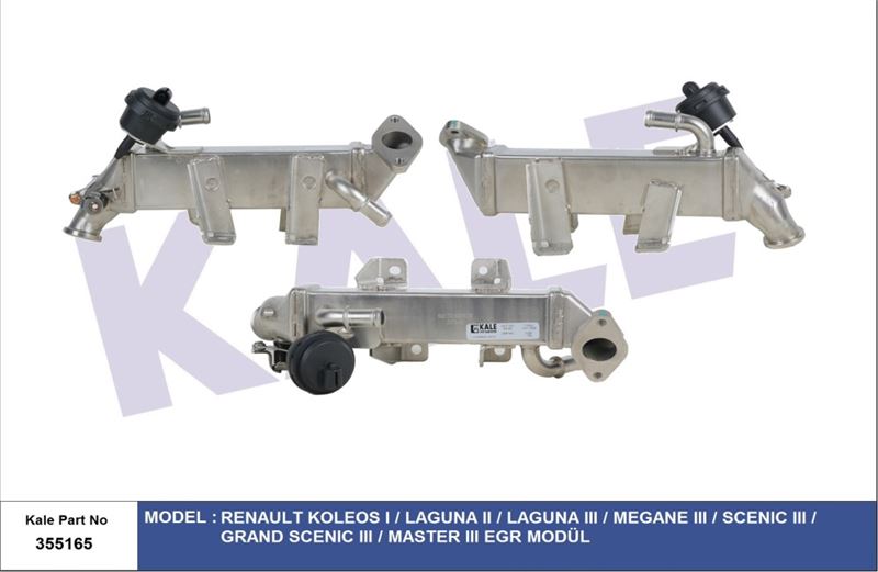 EGR SOGUTUCUSU M9R  KOLEOS I / LAGUNA II / LAGUNA III / MEGANE III / SCENIC III / GRAND SCENIC III / - KALE 355165