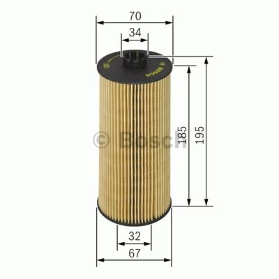 YAG FILTRESI PASSAT 97>05 A4 98>08 A6 98>05 A8 94>03 SUPERB 02>08 2.5TDI AYM BDG AKN AFB - BOSCH 1457429152