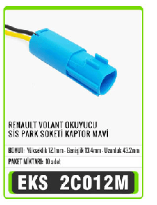 SOKET>RENAULT  VOLANT OKUYUCU   MAVİ   S2027 - EKS-2C012M