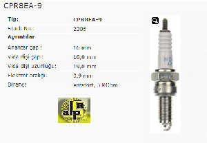 Unıversal Buji-Honda Hobby Motor - Ngk-Cpr8ea-9