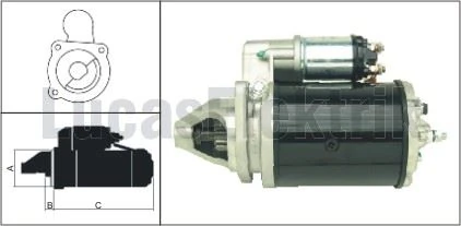 Chrysler Mars Motoru 12v 2,8kw 10 Dis M127 Chrysler Pd600 Uzel - Lucas 27539