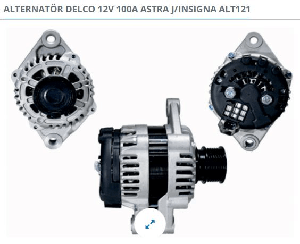 Unıversal Alternatör 12v Delco Tipi Opel İnsignia Astra J Zafıra C 2,0 Cdti 08> 100a - Remark-Alt121