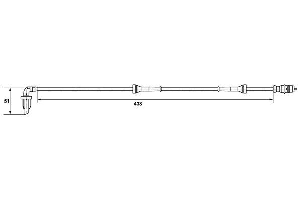 (ABS) TEKERLEK SENSORU ARKA SAG RENAULT TWINGO I 1.2 DACIA LOGAN 04> 1.4 MPI - KRAFTVOLL 05090188