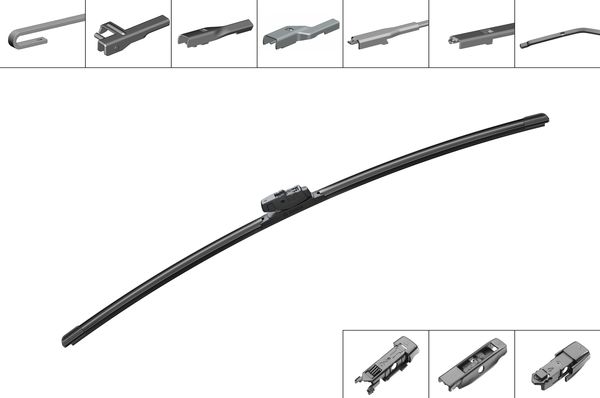 SILECEK SUPURGESI MUZ TIPI 4 APARATLI 700MM AE70 AERO ECO P307 P307 SW TEKLI - BOSCH 3397015584