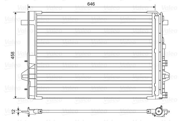 KLIMA RADYATORU X117 13>18 W176 13>18 W246 13>18 C117 13>18 - VALEO 814035