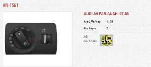 Unıversal Far Anahtarı-A6 97-05  4b1 941 531e - Mcar-An1561