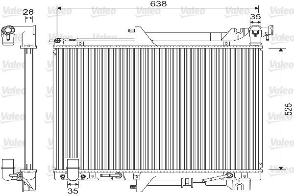 SU RADYATORU L200 CR 06> OTOMATIK VITES - VALEO 733146