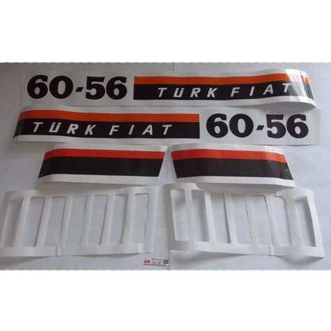 43615 60-56 Yan Yazı Takım Türk Fiat Erd226 5143841-5143842 Erdal C-337 - PY-43615 - PY-43615