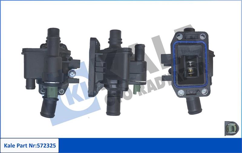 TERMOSTAT (83°) KOMPLE MUSURLU P107 P207 P307 P206 P1007 NEMO BIPPER C1 C2 C3 C3 II C3 PLURIEL C4 XS - KALE 572325