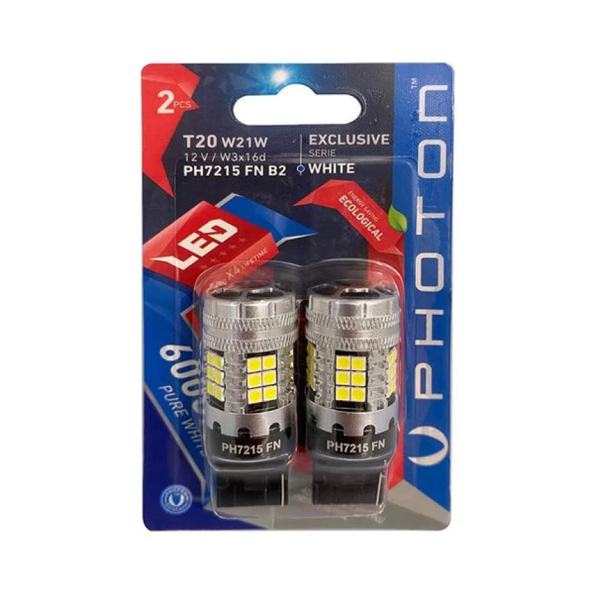 Unıversal T20 W21w 12v Fanlı Exclusıve Serie (2'li Blister) - Photon Ph7215 Fn B2