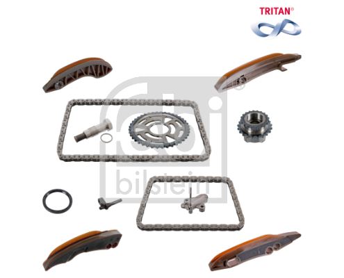 EKSANTRIK ZINCIR SETI ALT UST BMW B47 D20 C F10 F20 F30 F80 G30 F40 F44 F45 F46 F32 F34 F36 F48 F39 - FEBI 174020