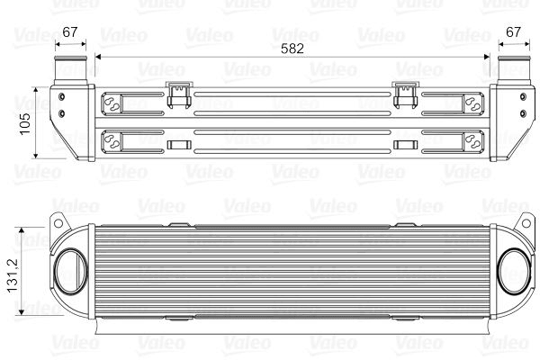 INTERCOOLER DISCOVERY 3 (L319) 2.7 04>09 DISCOVERY 4 (L319) 2.7 09>18  RANGE ROVER SPORT I (L320) 2. - VALEO 818359