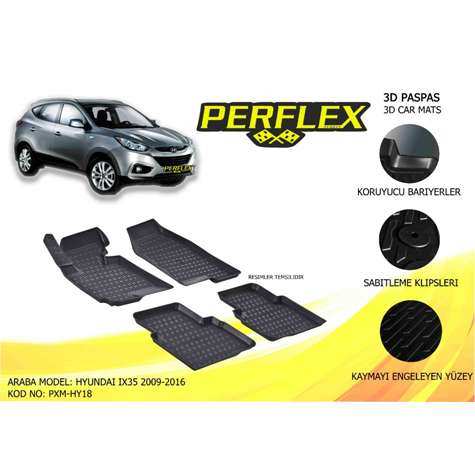 PASPAS 3D HAVUZLU X-MAT HYUNDAI IX35 2010-2016 - PERFLEX PXM-HY18