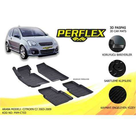 Psa Paspas 3d Havuzlu X-Mat C2 03>09 - Perflex Pxm-Ct03