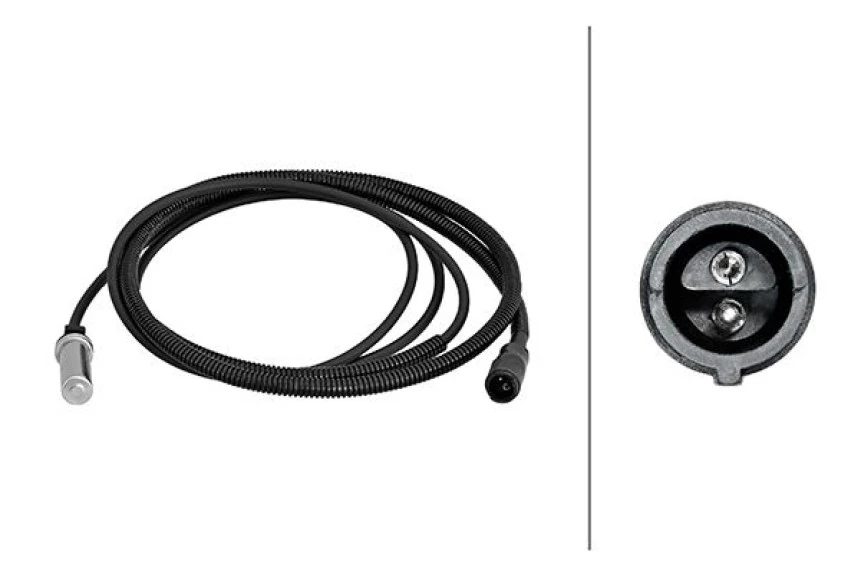 Scanıa Truck Abs Sensoru Arka Sag-Sol Scanıa P.g.r.t.-Seri 04> 4-Seri 94-114-124 96>08   2700 MM - 2 Pin - Hella 6pu230048-091