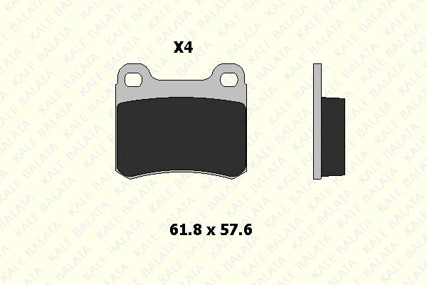Opel Arka Fren Balatası (disk İcin) Vectra A Astra F - Kale B 21140 157 04 Ans