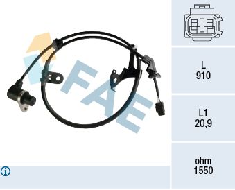 ABS SENSORU ON SAG YARIS 1.0 1.3 1.4 01>05 - FAE 78472