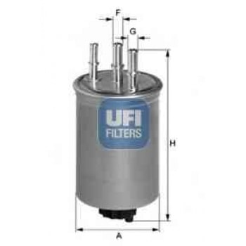 YAKIT (MAZOT) FILTRESI (OE URETICI) CLIO SYMBOL II DACIA DUSTER LOGAN SANDERO 1,5DCI - UFI 24.115.00