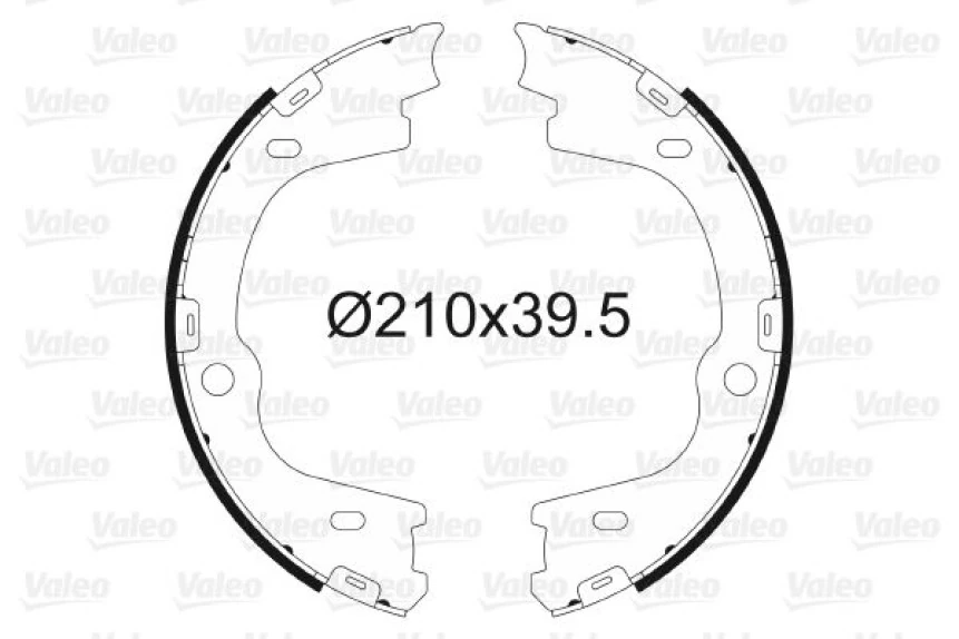 Hyundaı Ticarı Arka El Fren Balatası Pabuc H1 2008-> İx55 2011-> - Valeo 564167