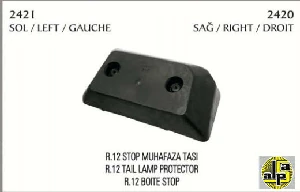 Unıversal Stop Muhafaza Tası-Sağ Renault 12 - Pleksan-2420