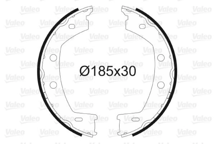 Land Rover El Fren Balatası Freelander 2 (l359) 06>14 - Valeo 564198