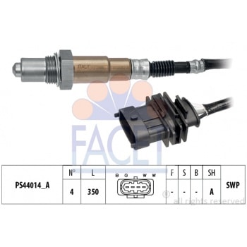 OKSIJEN SENSORU 1. KONUM CORSA D A10XEP CORSA E B14NEH - B14NEJ MERIVA B A14NET - FACET 10.8305