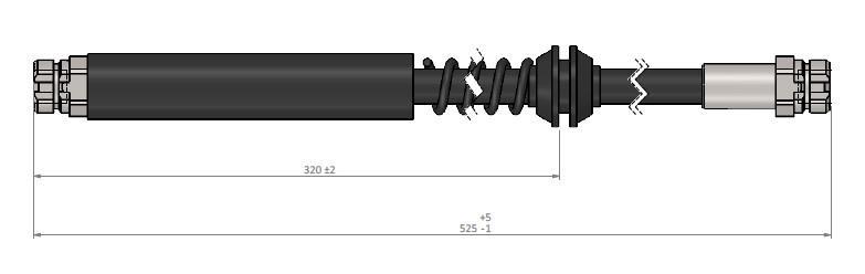 ON FREN HORTUMU FELICIA 95>01 CADDY PICK UP 97>01 - CAVO C900 418A
