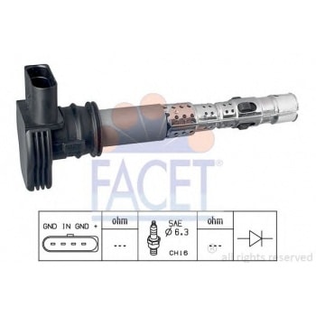 ATESLEME BOBINI A4 A6 A3 GOLF V VI VII JETTA TIGUAN PASSAT 06>>OCTAVIA 04>13 YETI 10>18 - FACET 9.6326