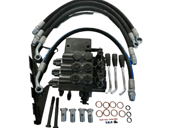 13846 Mf Hidrolik Damper Valfi Komple 3 Kollu - 4 Çıkışlı 10264 Özmen Z-156 - PY-13846 - PY-13846