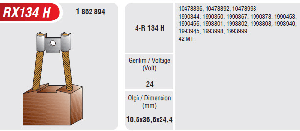 MARŞ KÖMÜRÜ-DT 10,6x36,6x27   24V 42MT…..24V - MEGA-RX134H