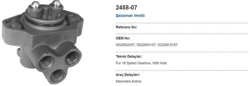 SANZIMAN VENTILI ACTROS (DELIKLI) - MAY 2458-07