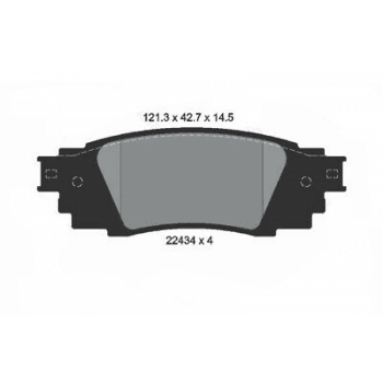 ARKA FREN BALATASI HONDA CIVIC 2017-> GALAXY III 1.5.  2.0. 2.0 TDCI. 2.0 2015> MONDEO V 1.0 . 1.5. - BRAXIS AA0733