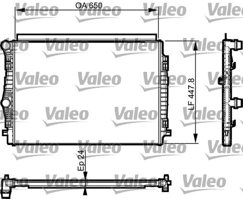 MOTOR SU RADYATORU GOLF VII A3 LEON 1,4TSI / TFSI 2,0TDI - VALEO 735559