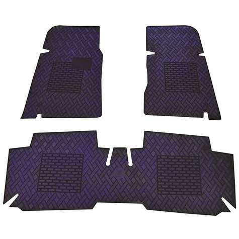 Tofas Paspas Dekoratıf Bezli Tip (2 On+1 Arka) Rulo Mavı M131 Dks - Leopar Rbr201