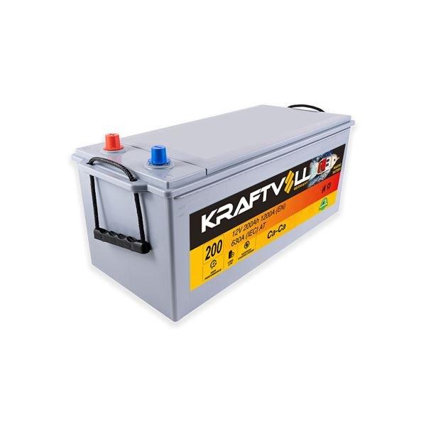 AKU 12V 200 AH 1200A C ( 274 X 516 X 238 ) MARIN TAM KAPALI - KRAFTVOLL 18080003