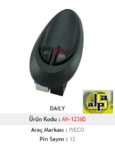 Unıversal Cam Anahtarı>iveco Daily 99-06  6+6 - Mcar-An1236d