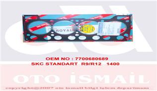 SILINDIR KAPAK CONTASI R9 R12 - ROYAL 005010N