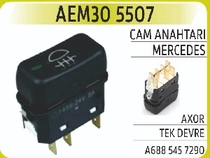 Unıversal Sis Anahtarı Axor Tek Devre - Aem-305507