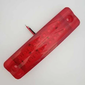 Unıversal Çiftli Lamba  18 Ledli Kirmizi - Sprlight-Tas045-12v-K