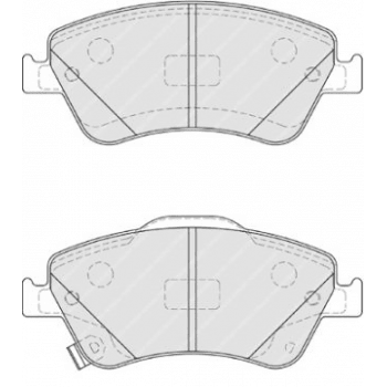 ON FREN BALATASI RENAULT MEGANE IV 15> SCENIC IV 15> TALISMAN 15> G:142 MM Y:58,5MM K:18,6 MM - BRAXIS AA0667