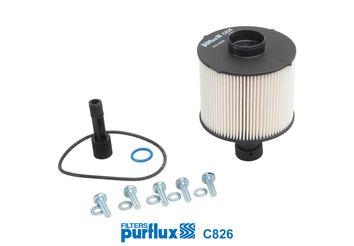 MAZOT FILTRESI DOKKER LODY LOGAN II CAPTUR SANDERO II CLIO IV 1.5DCI 12> MERCEDES CITAN 415 12> - PURFLUX C826
