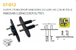 Unıversal Kapı Butonu (panelvan Sürgülü Kapılar İçin- İki Fişli) - Aksa-07012