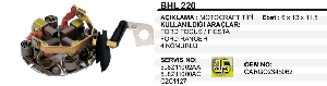 KÖMÜR YUVASI-MOT 12V CONNECT-FOCUS-FIESTA-RANGER 4 KÖMÜRLÜ 13MOT0220 / MULTİJET - VERTEX-BHL220