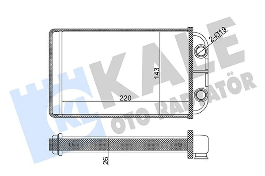 Japon Kalorıfer Radyatörü - 220x143,2x26 - Kal 358575