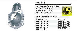 MARŞ ÖN KAPAK-BT ATEGO REDIKSIYON TARAF - REMARK-MC343