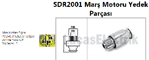 MARŞ DİŞLİSİ-DT 12D 42MT DEV FATİH - LUCAS-SDR2001